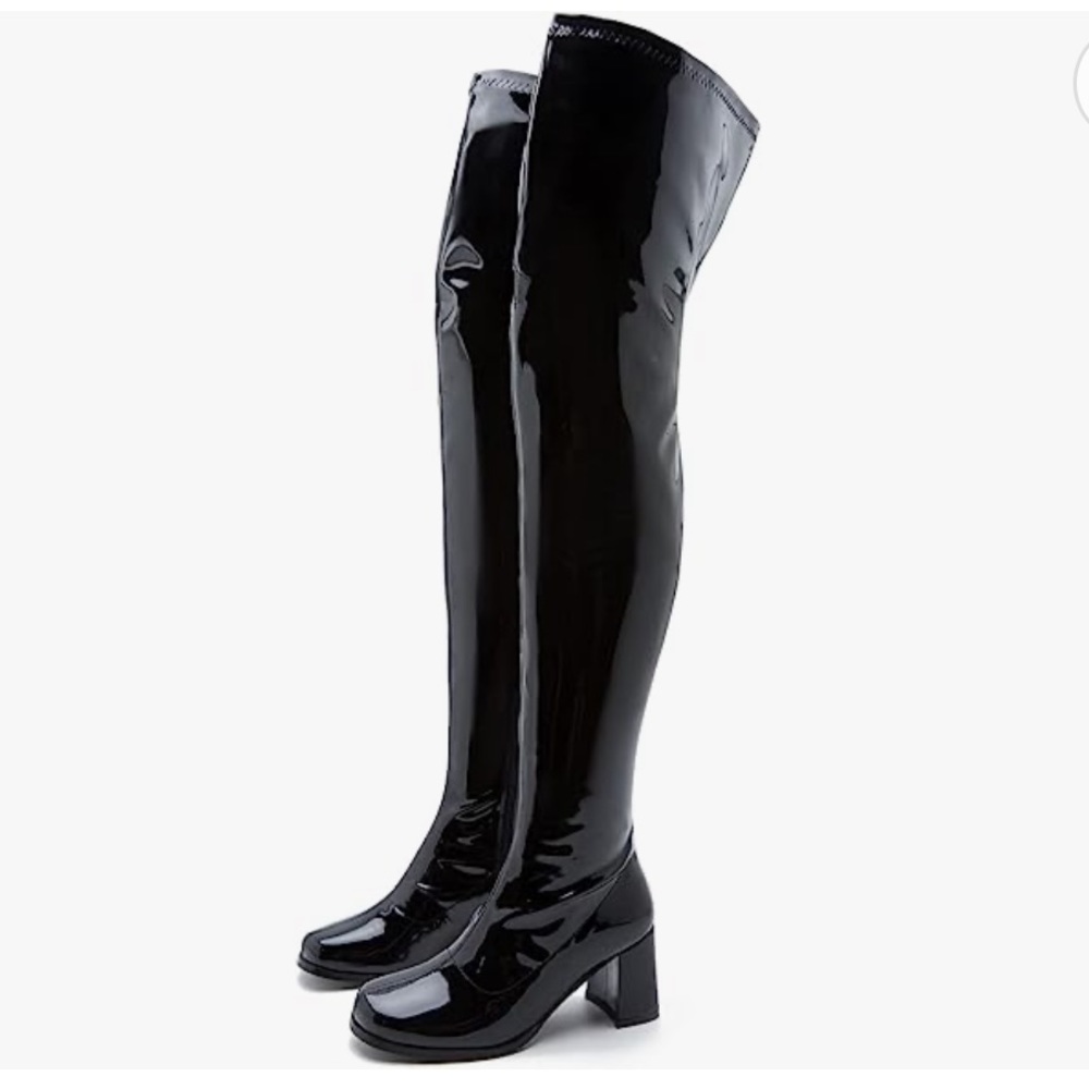 Leather Over The Knee Boots
